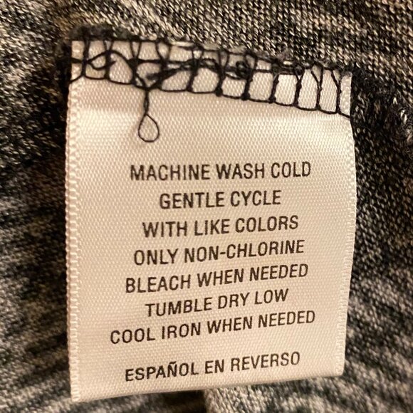 Style & Co. Plaid Mock Turtleneck Top Grey Black Plaid size 2X - Picture 6 of 10